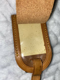 Louis Vuitton Large Leather ID Name Tag Luggage & Poignet Set